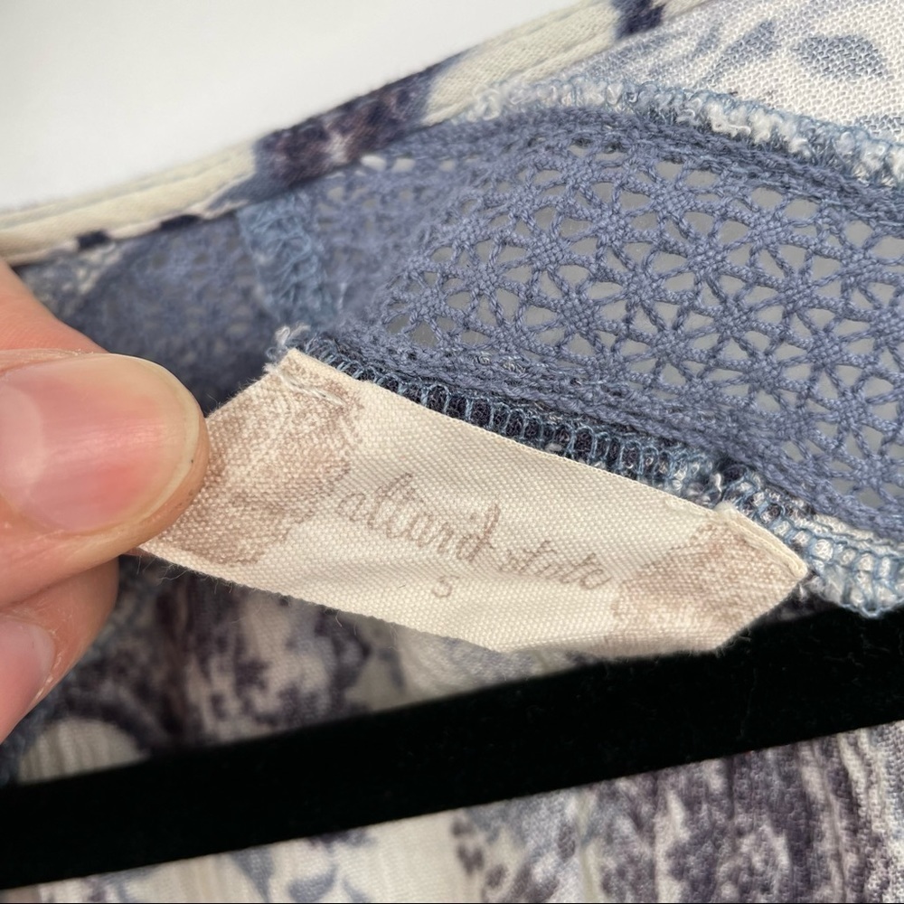 Altard State White & Blue Paisley Dress - Picture 13 of 14